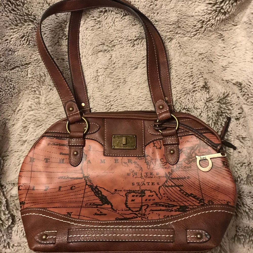 BOC Voyage Map Print Purse